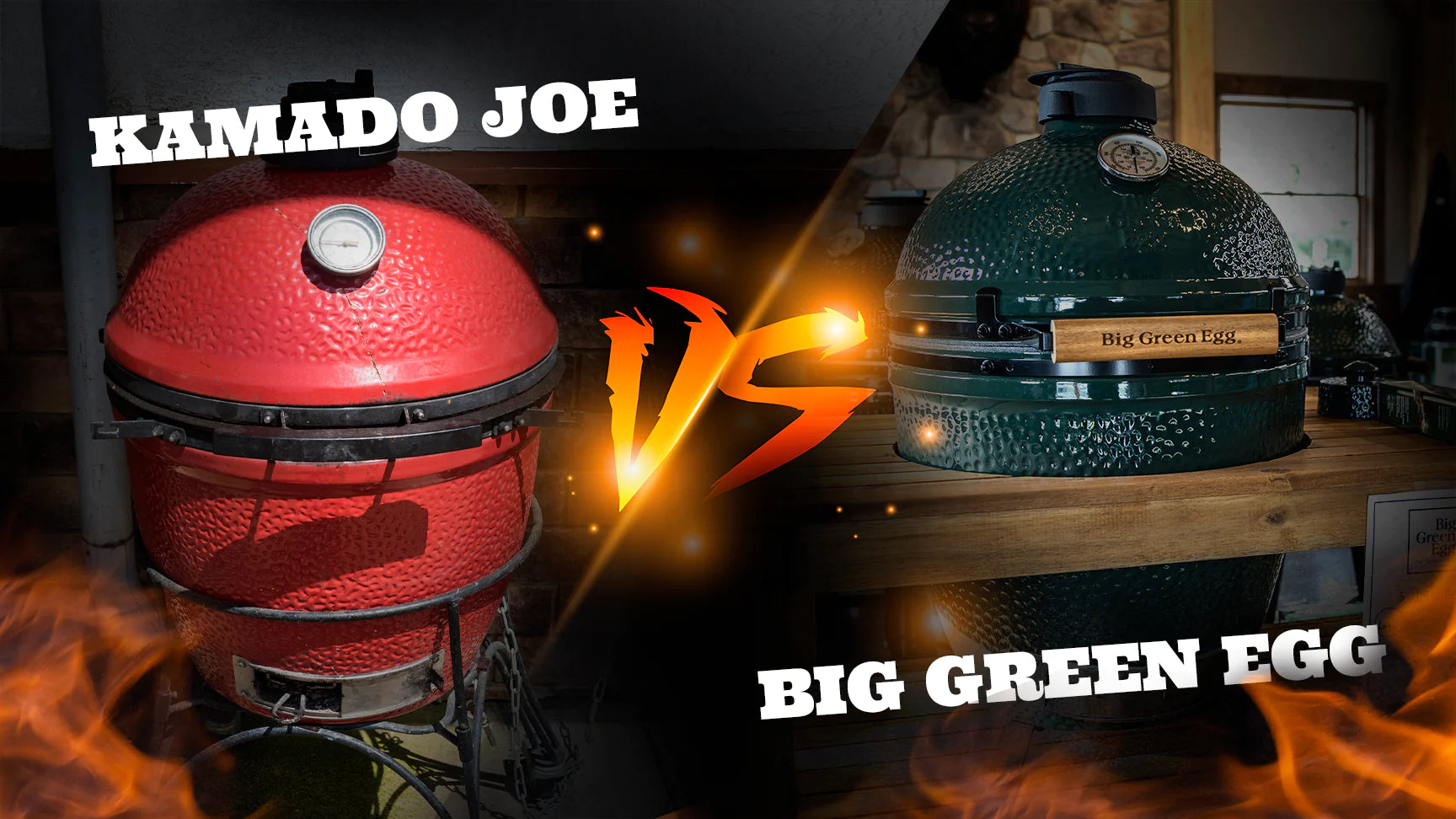 Battle of the Titans: Kamado Joe vs Big Green Egg