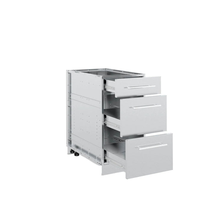 Broil King - 3 Drawer Stainless Steel Cabinet