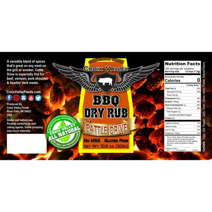 Croix Valley - Cattle Drive BBQ Dry Rub
