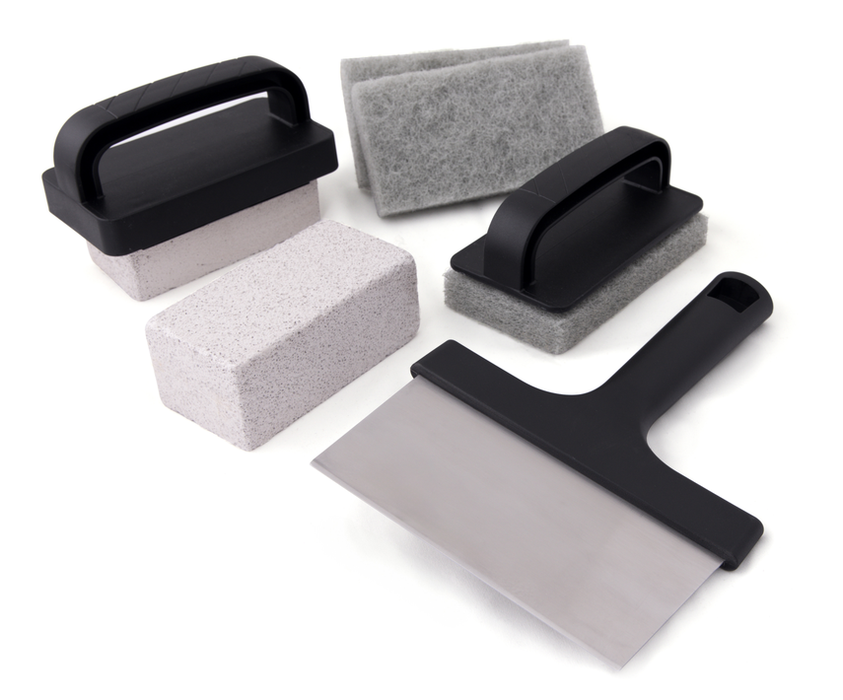 Grill Pro - Kit de nettoyage pour Plancha / plaques de cuisson (8 pièces)