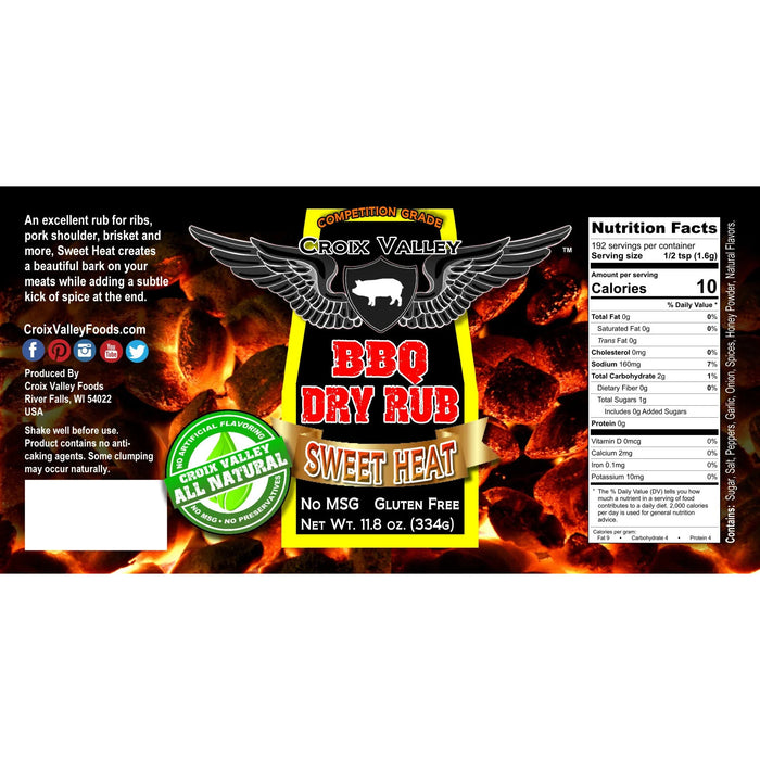 Croix Valley - Sweet Heat BBQ Dry Rub