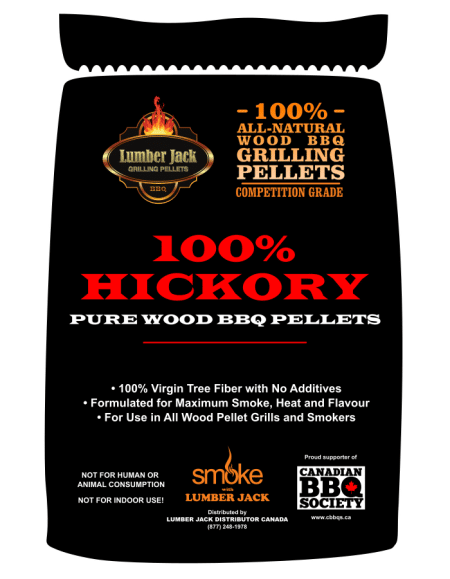 Lumber Jack Pellets - 100% Hickory BBQ Pellets