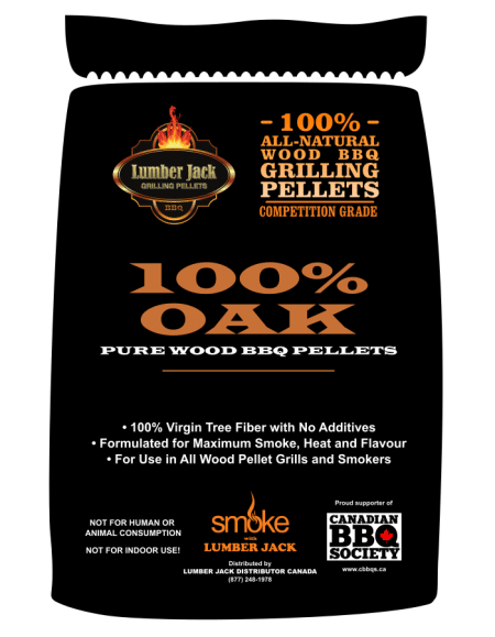 Lumber Jack Pellets - 100% Oak BBQ Pellets