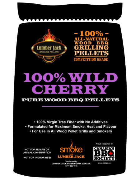 Lumber Jack Pellets - 100% Wild Cherry BBQ Pellets