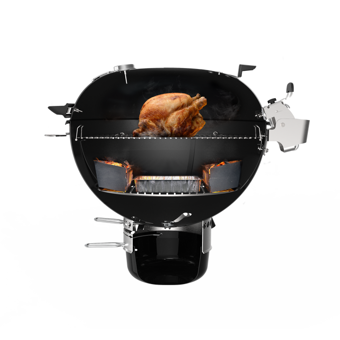 Weber Master-Touch - Barbecue au charbon de bois avec système de nettoyage  à une touche, 22 po